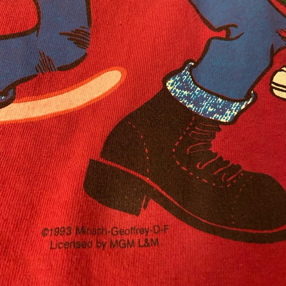 1993 RARE Vintage Pink Panther Front/Back T - Picture 4 of 4